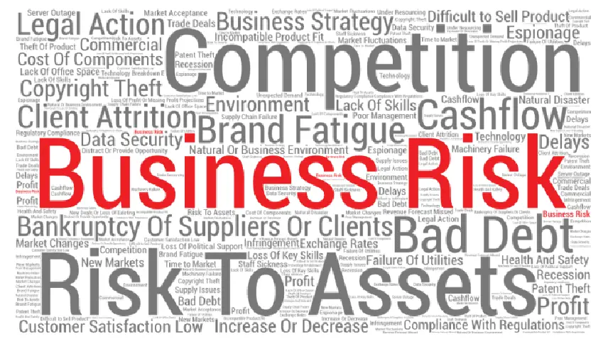 What are some of the common risks of running a business?